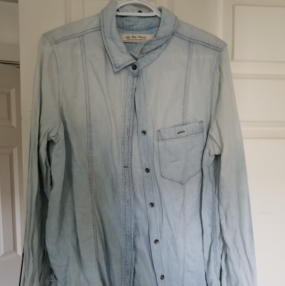 Free People Denim Shirt